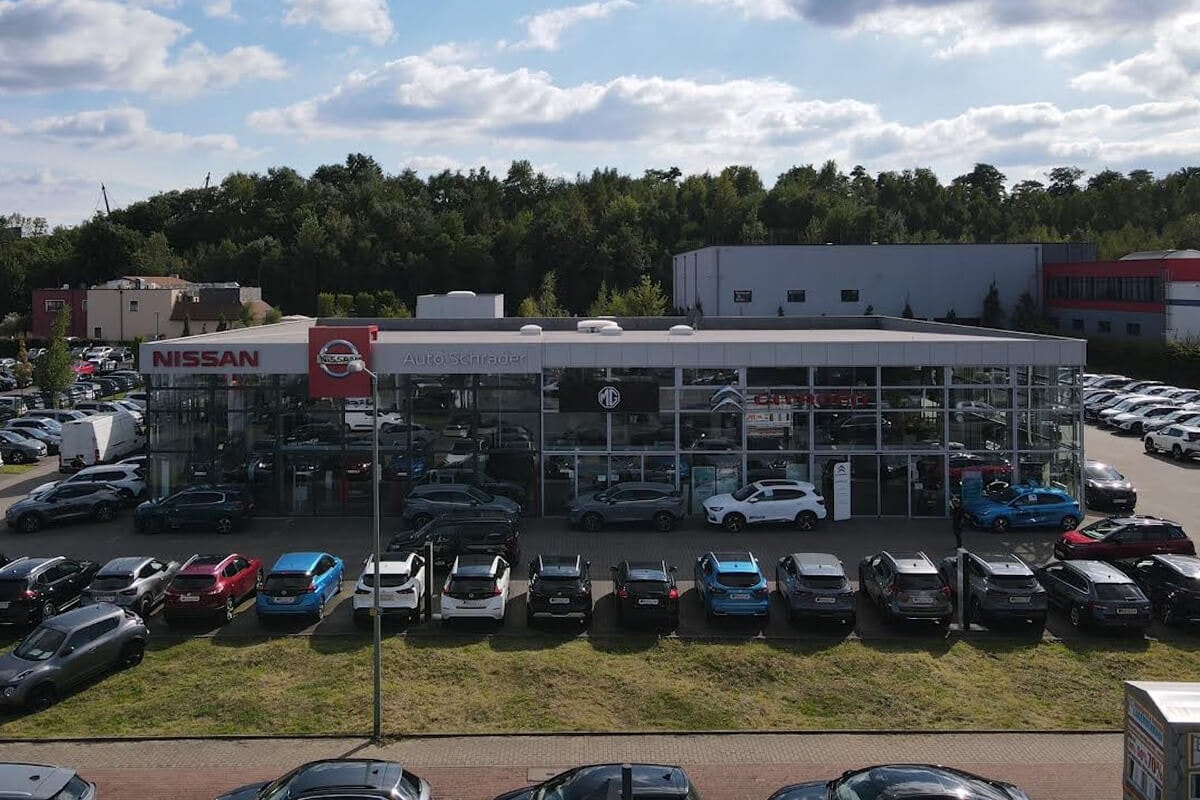 Außenansicht des Standorts Auto Schrader Bochum